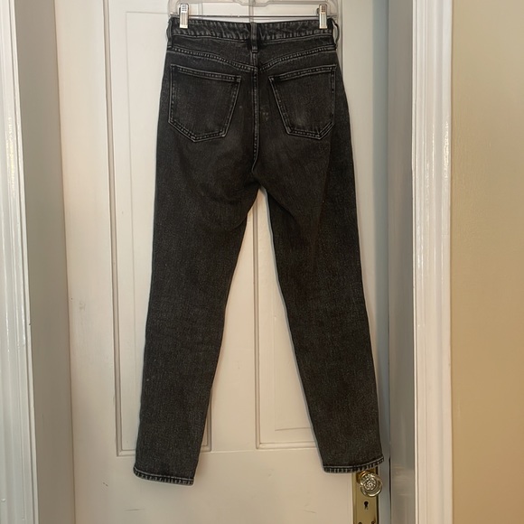 PacSun mom Jean, Color: Black with faded white features, 24” waist - Picture 3 of 5